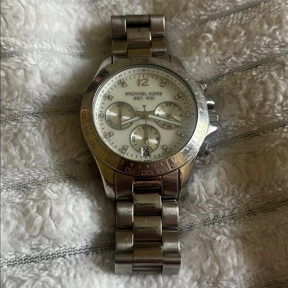Michael Kors Silver Stainless Steel Watch